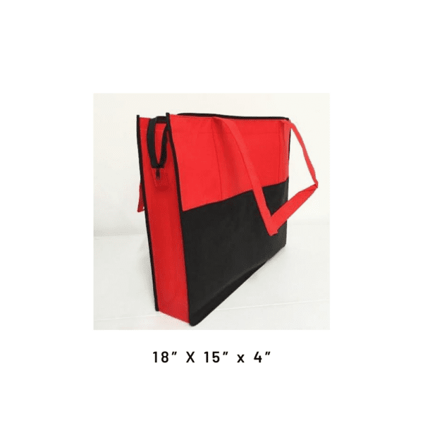 Two-Colored Zippered Tote