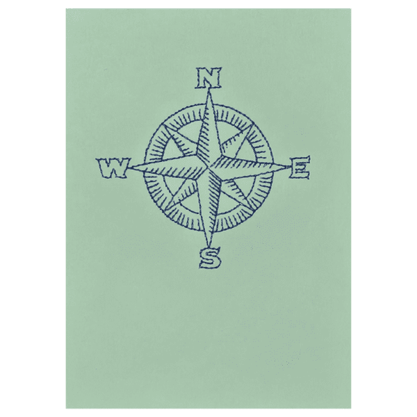 Note Card - Nautical Compass