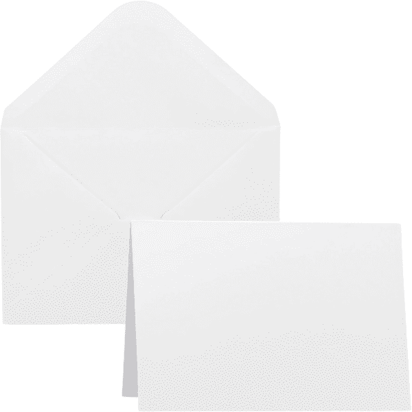 Note Card - Blank Cards and Envelopes 4”x 6”